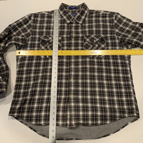 Pendleton Deck Shirt Men Multicolor Outdoor Plaid Check Long Sleeve Button Sz XL - Picture 10 of 12